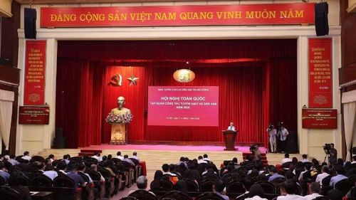 Quang cảnh Hội nghị toàn quốc tập huấn công tác tuyên giáo và dân vận năm 2026. (Ảnh: THẾ ĐẠI)