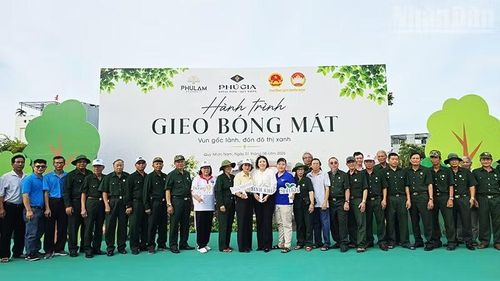 Các đại biểu chụp hình lưu niệm.