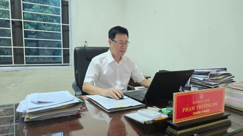 Thẩm phán TAND khu vực 1 Phạm Trường Du.