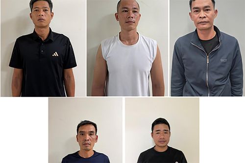  Các đối tượng liên quan vụ án. Ảnh: Công an TP Hải Phòng