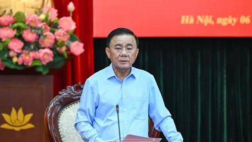 Ủy viên Bộ Chính trị, Thường trực Ban Bí thư Trần Cẩm Tú. Ảnh: DUY LINH