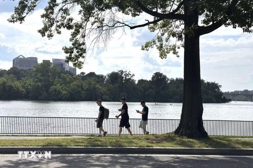 Đi dọc bờ Đông của Potomac, dễ dàng nhận thấy phần lớn diện tích ven sông là không gian mở. (Ảnh: Ngọc Quang/TTXVN)