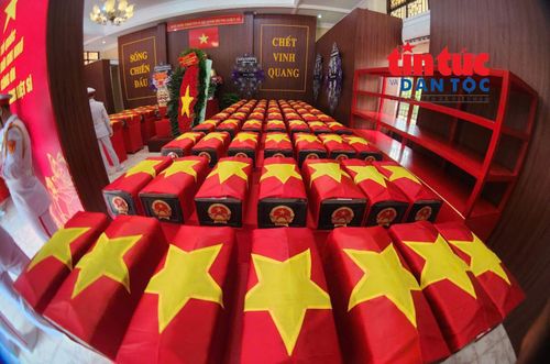 Tính từ ngày 23/6 đến nay, tổng số hài cốt liệt sĩ được tìm thấy tại khu vực này đã nâng lên 168 bộ.