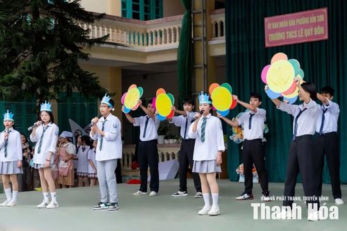 Các hoạt động ngoài giờ lên lớp thúc đẩy tinh thần học tập, sáng tạo của học sinh Trường THCS Lê Quý Đôn.