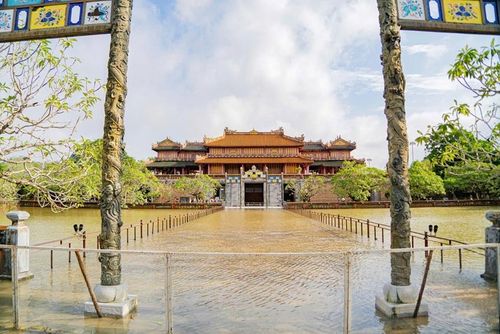  Di tích Huế bị ngập trong đợt lũ liên tiếp năm 2025. Ảnh: Bảo Minh 