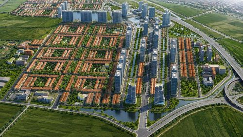 Phối cảnh khu đô thị đa mục tiêu tại Hà Nội. Ảnh minh họa
