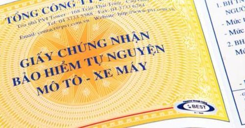 Bảo hiểm xe máy là loại giấy tờ bắt buộc người đi xe máy cần phải có khi tham gia giao thông. Ảnh minh họa: TL