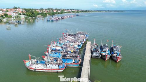 Tàu cá “đắp chiếu” giữa mùa khai thác biển, ảnh hưởng trực tiếp đến sinh kế của ngư dân.