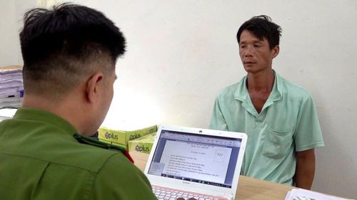 Công an làm việc với đối tượng Mai Văn Lạc