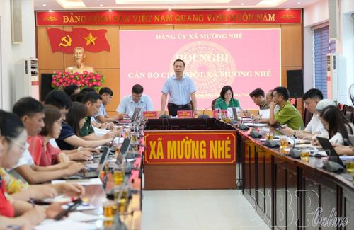 Đảng ủy xã Mường Nhé tổ chức các hội nghị thực hiện quy trình giới thiệu nhân sự đề nghị quy hoạch các chức danh cán bộ lãnh đạo, quản lý.