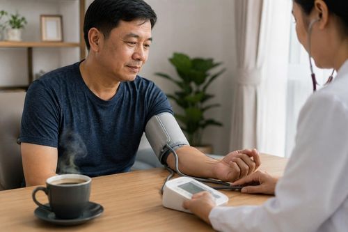 Người tăng huyết áp vẫn có thể uống 1-2 ly cà phê mỗi ngày nếu bệnh được kiểm soát tốt. (Ảnh minh họa)
