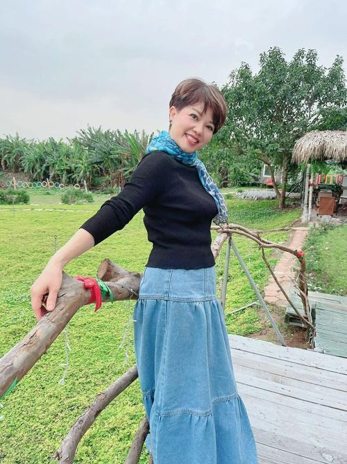 Ngoài ra, chị còn chăm chỉ luyện tập thể dục thể thao để nâng cao nền tảng sức khỏe.