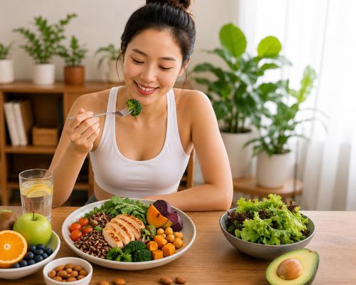 Chất xơ là một trong những thành phần dinh dưỡng được chứng minh có lợi cho quá trình giảm mỡ nhờ giúp kiểm soát lượng năng lượng nạp vào. Ảnh: AI.
