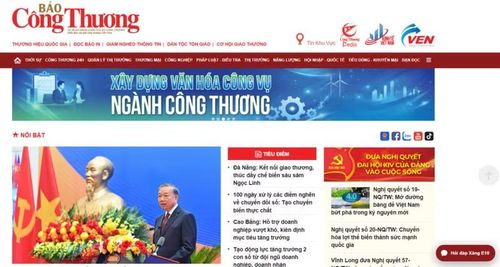 Báo Công Thương chính thức mở chuyên mục AI Công Thương từ ngày 1/8. (Ảnh chụp màn hình)