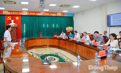 Quang cảnh buổi tiếp công dân.