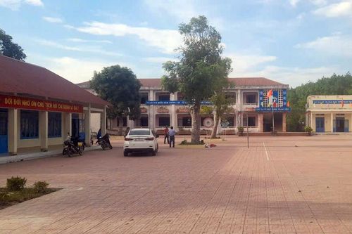 Một trường tiểu học ở xã Suối Kiết