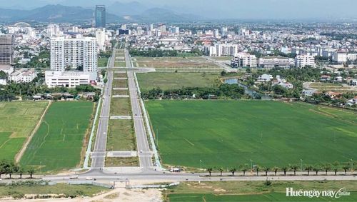 Dự án mở rộng, nối dài đường Tố Hữu là công trình hạ tầng trọng điểm, tạo động lực phát triển đô thị và tăng trưởng của TP. Huế. Ảnh: Đức Quang