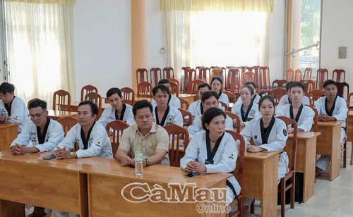 Huấn luyện viên, chủ nhiệm câu lạc bộ tham gia chuyên đề về chuyển đổi số trong quản lý và tổ chức thi đấu.