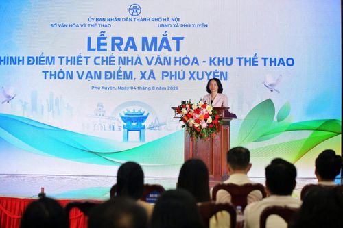 Phát biểu chỉ đạo, Phó Chủ tịch UBND TP Hà Nội Vũ Thu Hà đề nghị đề nghị Sở Văn hóa, Thể thao tiếp tục nghiên cứu một số mô hình hoạt động để tiếp tục triển khai đa dạng, phong phú, có lộ trình, đảm bảo mục tiêu là hướng tới người dân.