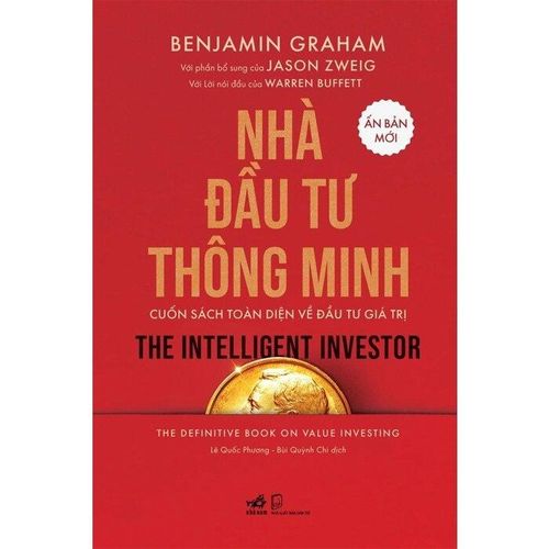  Cuốn sách "The Intelligent Investor" của Benjamin Graham được bán tại Việt Nam, với tên gọi Nhà đầu tư thông minh. Ảnh: Netabooks. 