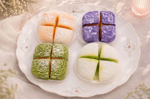 Bánh dẻo lạnh mochi nhân sầu riêng tươi cũng đang được nhiều bạn trẻ săn đón. Ảnh: Hảo Crepe Auth.