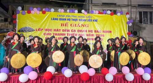 Các tiết mục được thể hiện tự nhiên, đúng lề lối quan họ