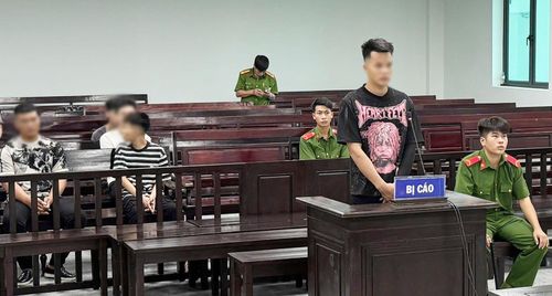 Bị cáo Đào Xuân Quốc Danh tại phiên xử.