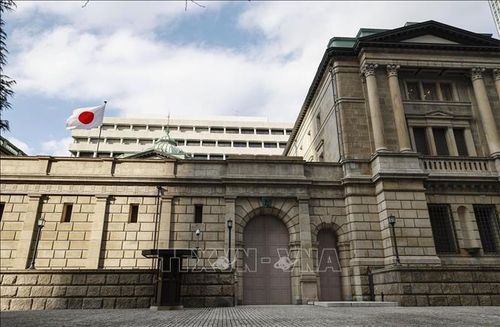 Trụ sở Ngân hàng Trung ương Nhật Bản ở Tokyo. Ảnh: Kyodo/TTXVN phát