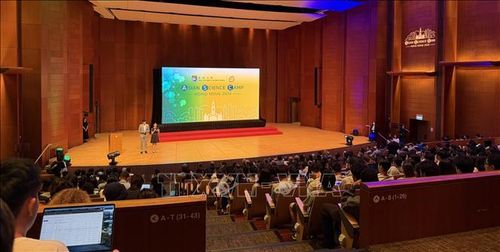 Lễ khai mạc Trại hè Khoa học châu Á 2026 tại Trường Đại học Hong Kong (Trung Quốc). Ảnh: Lê Anh/TTXVN
