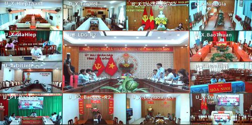 Các địa phương có cao tốc đi qua tham dự cuộc họp theo hình thức trực tuyến