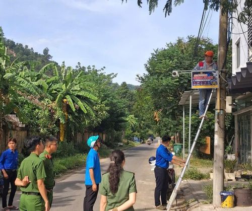 Camera được lắp đặt tại nhiều vị trí để cảnh báo, nhắc nhở, xử lý các trường hợp cố tình vi phạm