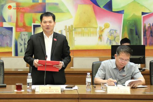 ĐBQH Dương Khắc Mai (Lâm Đồng) phát biểu