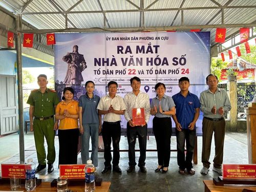 Phường An Cựu thành lập 24 Tổ "Nhà văn hóa số" tại 24 tổ dân phố trên địa bàn phường.