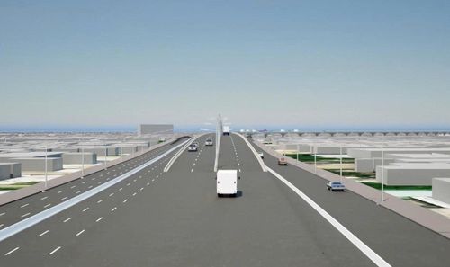 Trong đó, khoảng 3,5 km từ ngã tư Bình Triệu đến Bình Phước được xây đường trên cao (cầu cạn) giữa tuyến với quy mô 4 làn xe; hai bên là đường song hành, đảm bảo tổng chiều rộng khai thác 10-14 làn xe.