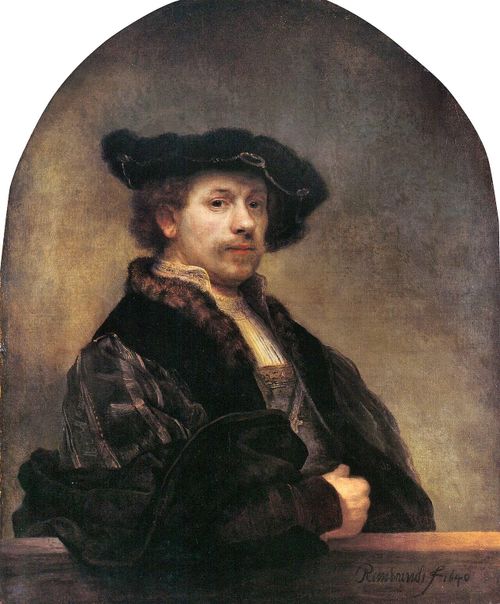  Tác phẩm Chân dung tự họa của danh họa Rembrandt van Rijn, được vẽ vào năm 1640. Ảnh: wikipedia. 