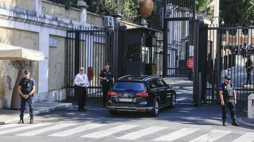 Đại sứ quán Mỹ tại Rome, Italy, là địa điểm diễn ra vòng đàm phán mới giữa Israel-Lebanon. (Nguồn: Anadolu)
