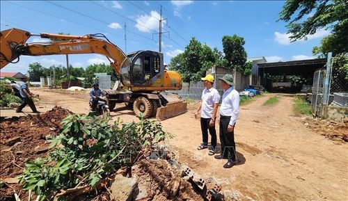 6 tháng đầu năm 2026, tỷ lệ giải ngân vốn đầu tư công của phường Bình Phước đạt 52,77%, tương ứng hơn 43,7 tỷ đồng, cơ bản đáp ứng mục tiêu đề ra. Ảnh: Đậu Tất Thành/TTXVN