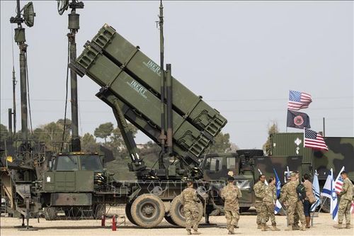 Hệ thống phòng không Patriot của Mỹ. Ảnh: AFP/ TTXVN (không được phép khai thác, sử dụng bởi bên thứ ba)