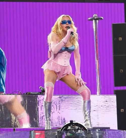 Madonna biểu diễn tại sân khấu TSX ở Quảng trường Thời đại vào ngày 4 tháng 6 năm 2026 tại thành phố New York. Ảnh: Getty Images