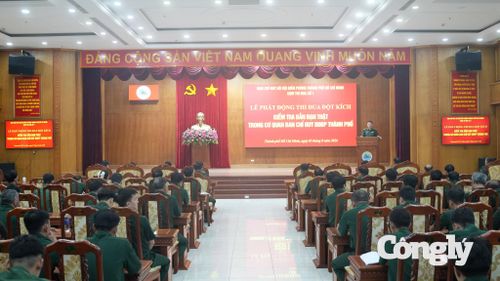 Quang cảnh lễ phát động.