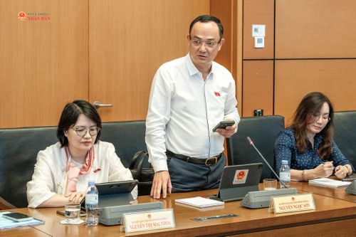 ĐBQH Nguyễn Ngọc Sơn (TP. Hải Phòng) phát biểu