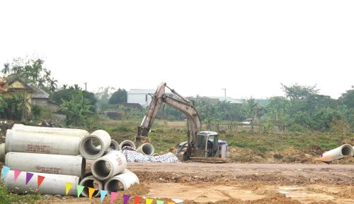 Khu đất thực hiện dự án khu dân cư Tứ Hạ - Hương Văn (phường Hương Trà, TP Huế).