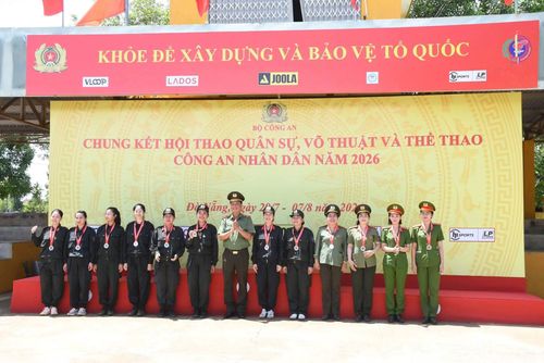 "Cơn mưa vàng" huy chương và những khoảnh khắc ấn tượng của Đoàn Thể thao Công an TP Hồ Chí Minh tại Hội thao CAND năm 2026