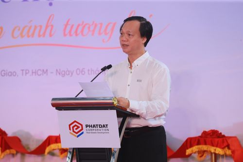 Ông Bùi Quang Anh Vũ phát biểu tại buổi lễ
