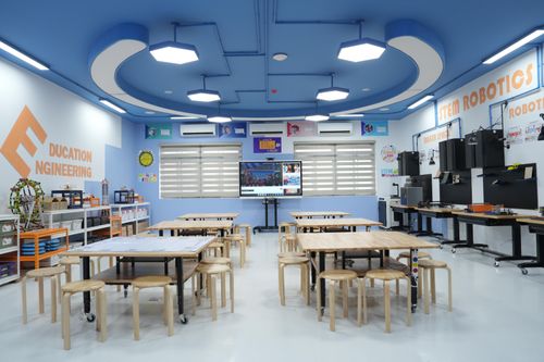 Không gian trường học khang trang với quy mô 40 phòng học