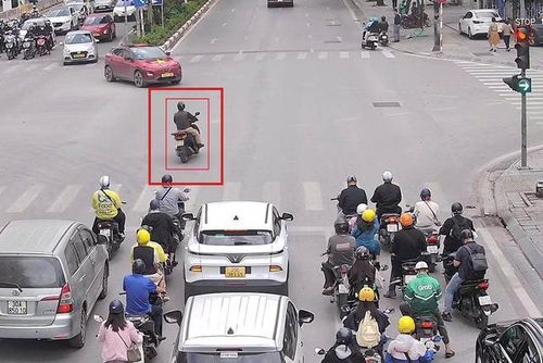 Camera AI phát hiện vi phạm vượt đèn đỏ tại nút giao Phạm Văn Bạch - Hoàng Quán Chi. Ảnh: Cục CSGT.