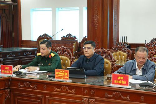Các đại biểu tham dự phiên họp tại điểm cầu tỉnh Lâm Đồng