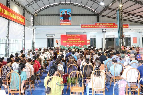 Tổ 6, phường Tô Hiệu sử dụng hiệu quả nhà văn hóa sau sáp nhập.