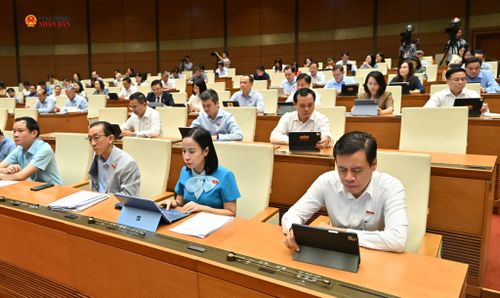 Các đại biểu dự phiên họp. Ảnh: Quang Khánh