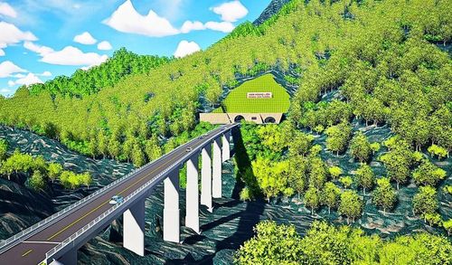 Phối cảnh hầm Hoàng Liên. Ảnh: CTV